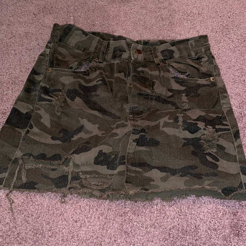 camo skirt